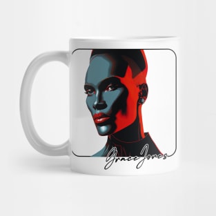 Grace Jones 80s Style Aesthetic Design Mug